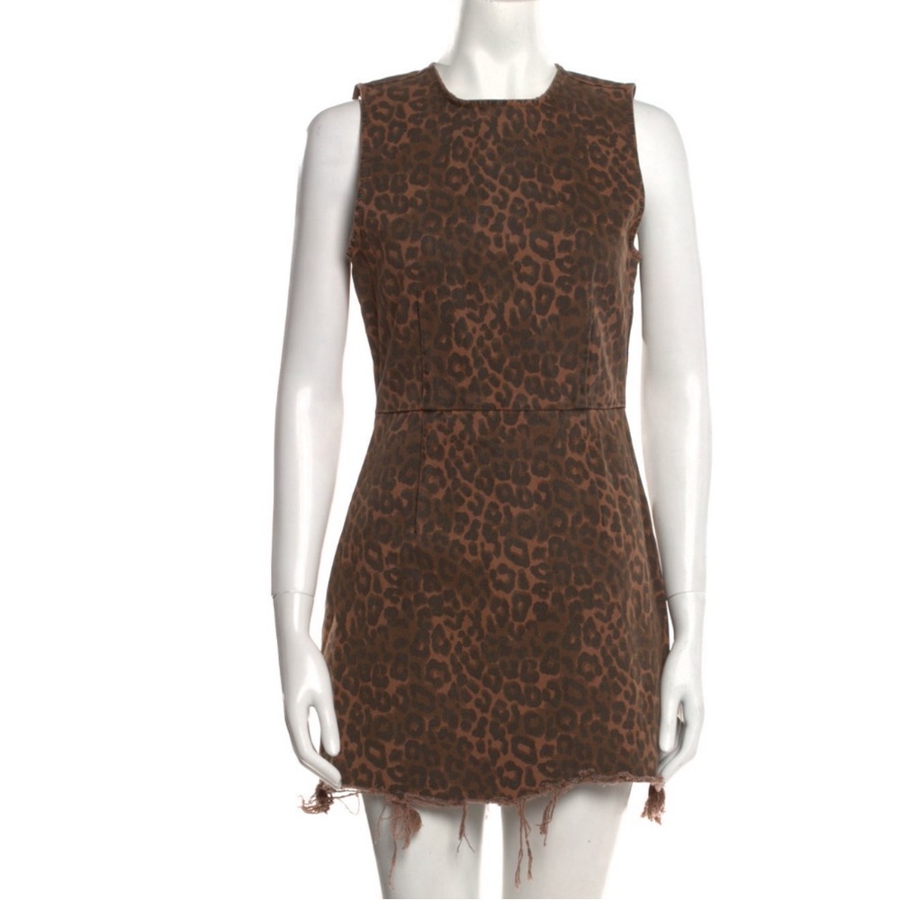 Alexander Wang Animal print dress Brown ish dress size 4 like new